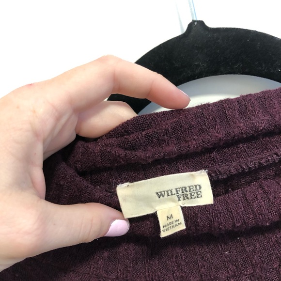 Aritzia Wilfred Free Buswell Ribbed Turtleneck - Picture 3 of 4